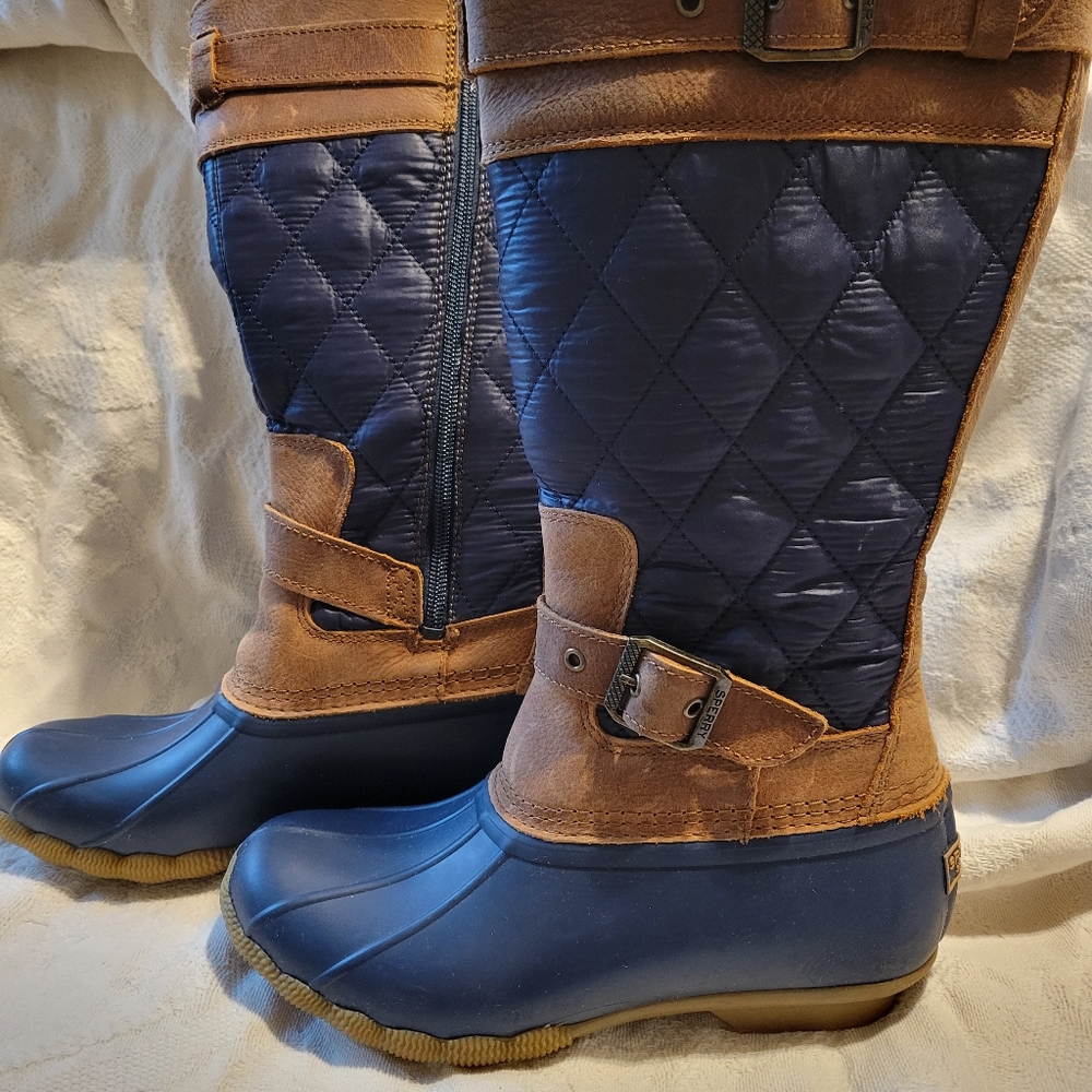 Sperry Women's Blue and Brown Boots